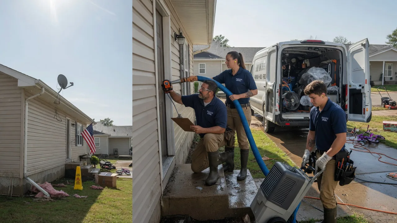 Ceiling Water Damage Restoration in Troy, IL near me